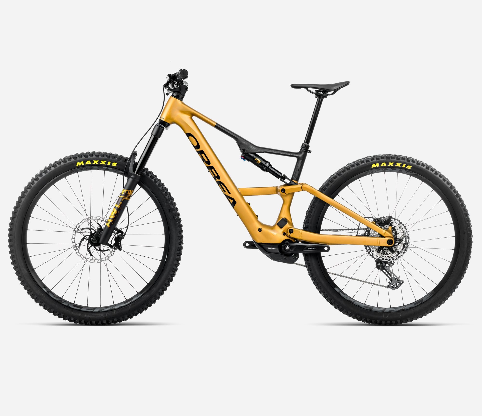 2025 Orbea Rise H20 Bumblebee Yellow Side View