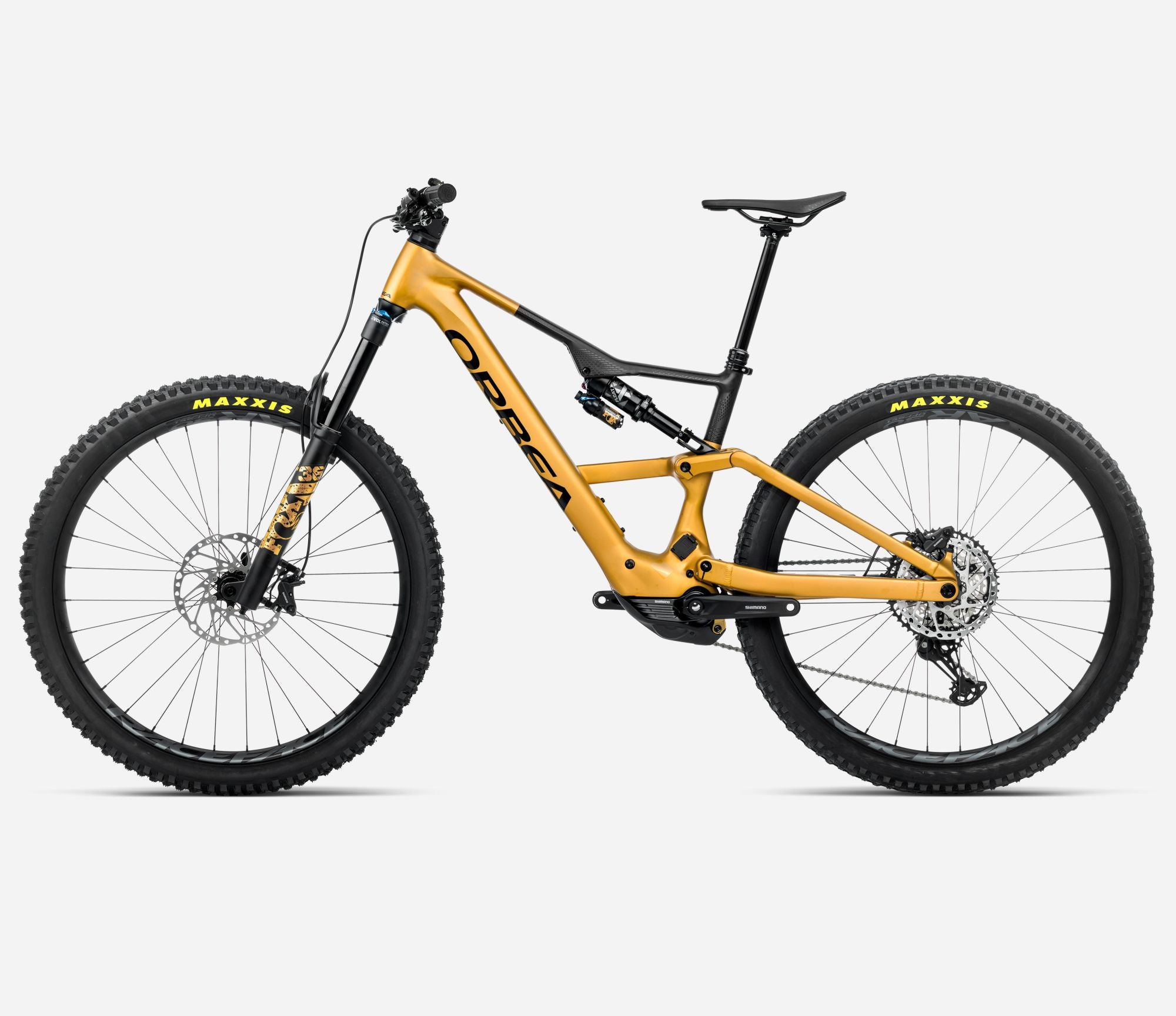 2025 Orbea Rise H10 Bumblebee Yellow Side View